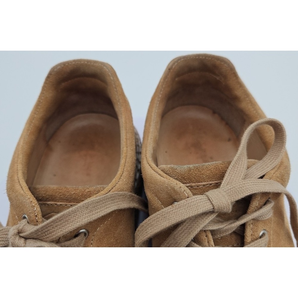 Rag & Bone KENT Tan EU/38.5 W/8.5 Suede Platform Espadrille Lace Up Sneaker *EUC - Picture 11 of 16
